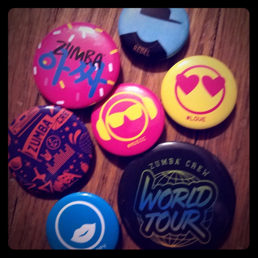 Zumba buttons